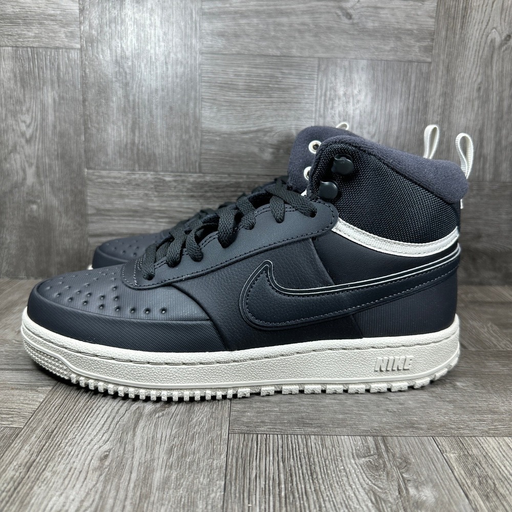 Nike Court Vision Mid Winter Women 9 Dark Smoke Grey Rugged NEW DR7882-003 - Picture 5 of 8